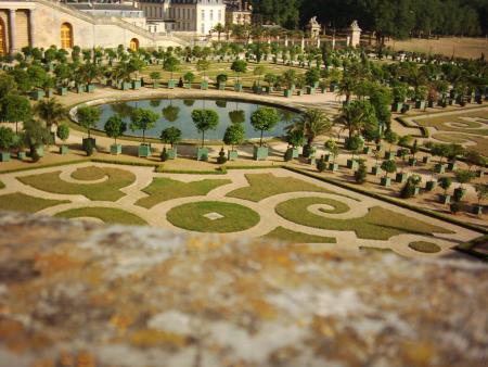 vue du jardin de versaille